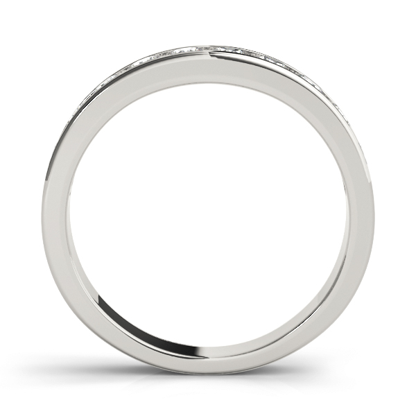  Ladies Channel Set Wedding Band 3/4 Carat Total Weight   (Lab-Created) 0.70 C.T.W 10K yellow, white or rose gold - view 2