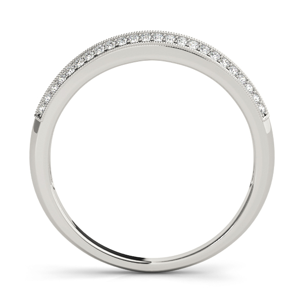  Ladies Wedding Pave Band .15 Carat Total Weight   (Lab-Created) 0.18 C.T.W 10K yellow, white or rose gold - view 2