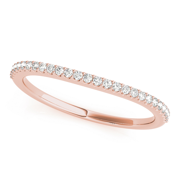  Ladies Prong Set Diamond Wedding Band 1/10 Carat Total Weight   (Lab-Created) 0.13 C.T.W 10K yellow, white or rose gold - view 5