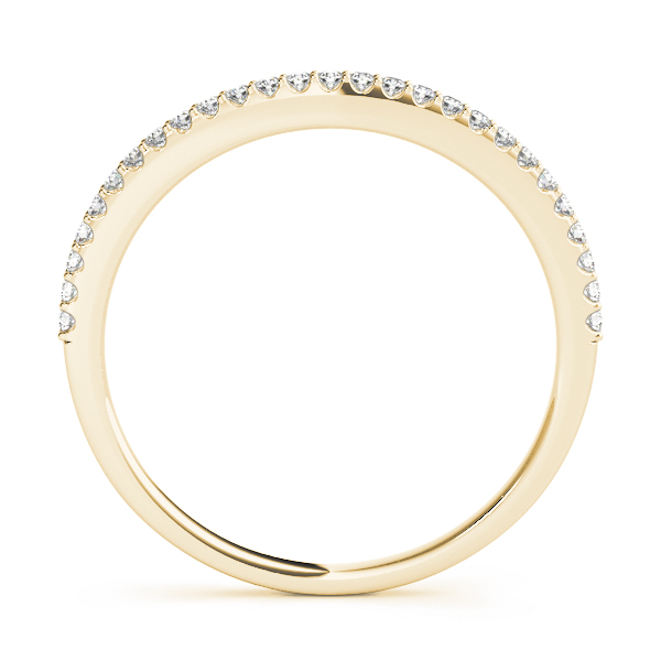  Ladies Prong Set Diamond Wedding Band 1/10 Carat Total Weight   (Lab-Created) 0.13 C.T.W 10K yellow, white or rose gold - view 4