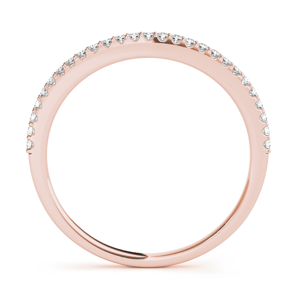  Ladies Prong Set Diamond Wedding Band 1/10 Carat Total Weight   (Lab-Created) 0.13 C.T.W 10K yellow, white or rose gold - view 6