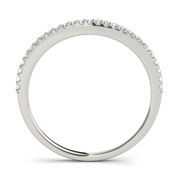  Ladies Prong Set Diamond Wedding Band 1/10 Carat Total Weight   (Lab-Created) 0.13 C.T.W 10K yellow, white or rose gold - view 2