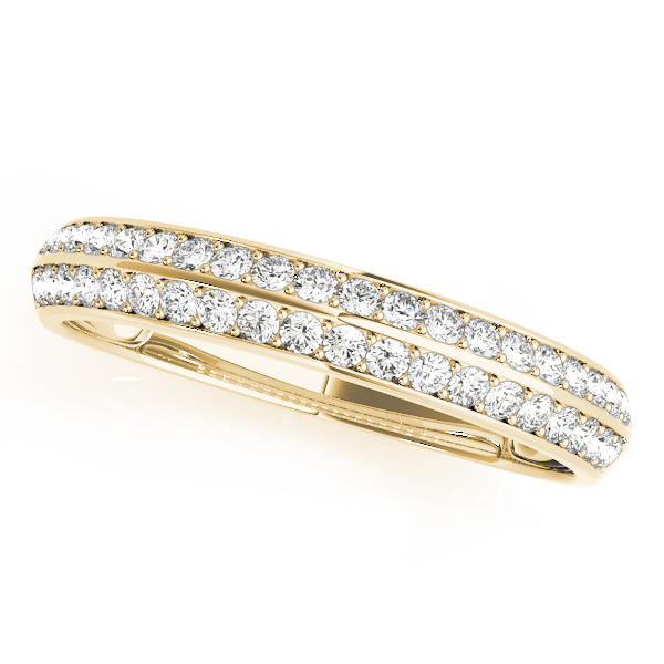  Ladies Diamond Pave Wedding Band 1/5 Carat Total Weight   (Lab-Created) 0.22 C.T.W 10K yellow, white or rose gold - view 3