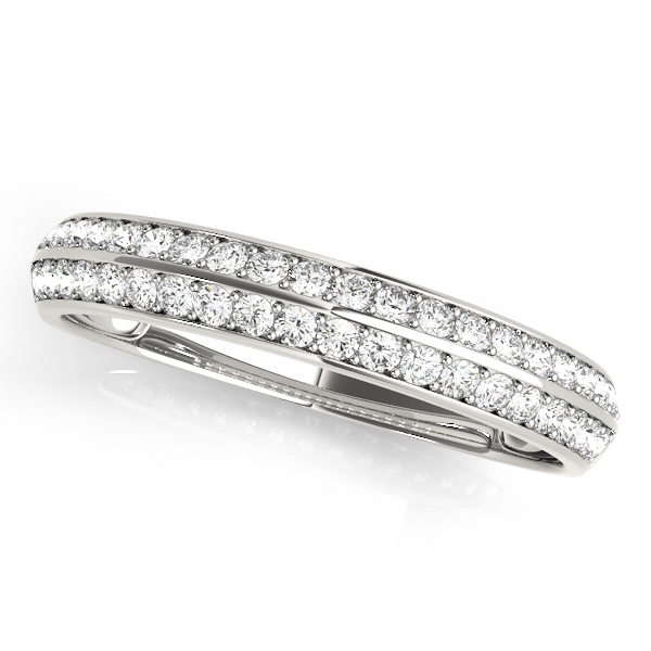 Diamond Pave Wedding Band