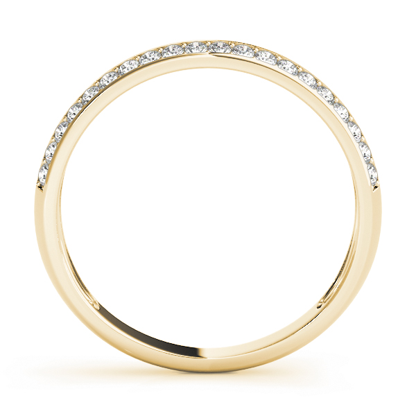  Ladies Diamond Pave Wedding Band 1/5 Carat Total Weight   (Lab-Created) 0.22 C.T.W 10K yellow, white or rose gold - view 4