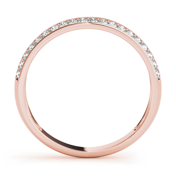  Ladies Diamond Pave Wedding Band 1/5 Carat Total Weight   (Lab-Created) 0.22 C.T.W 10K yellow, white or rose gold - view 6