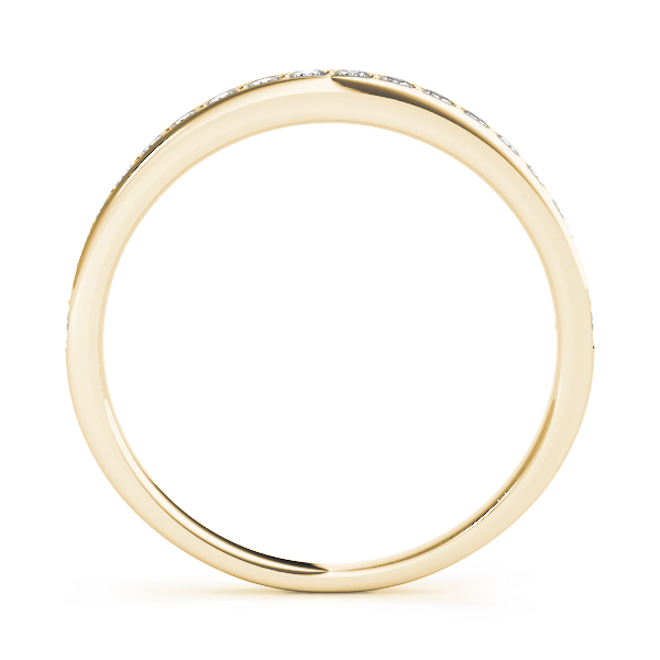  Ladies Prong In Channel Wedding Band 1/4 Carat Total Weight   (Lab-Created) 0.25 C.T.W 10K yellow, white or rose gold - view 4