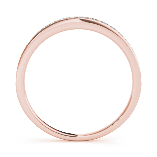  Ladies Prong In Channel Wedding Band 1/4 Carat Total Weight   (Lab-Created) 0.25 C.T.W 10K yellow, white or rose gold - view 6