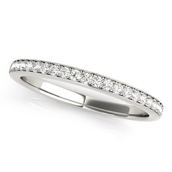 Prong In Channel Wedding Band | USA Jewels