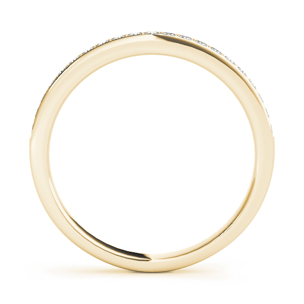  Ladies Prong In Channel Wedding Band 1/4 Carat Total Weight   (Lab-Created) 0.25 C.T.W 10K yellow, white or rose gold - view 4