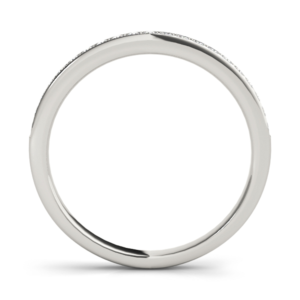  Ladies Prong In Channel Wedding Band 1/4 Carat Total Weight   (Lab-Created) 0.25 C.T.W 10K yellow, white or rose gold - view 2