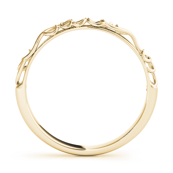  Vintage Inspired Wedding Band  Unknown Friendly Weight 10K yellow, white or rose gold - view 4