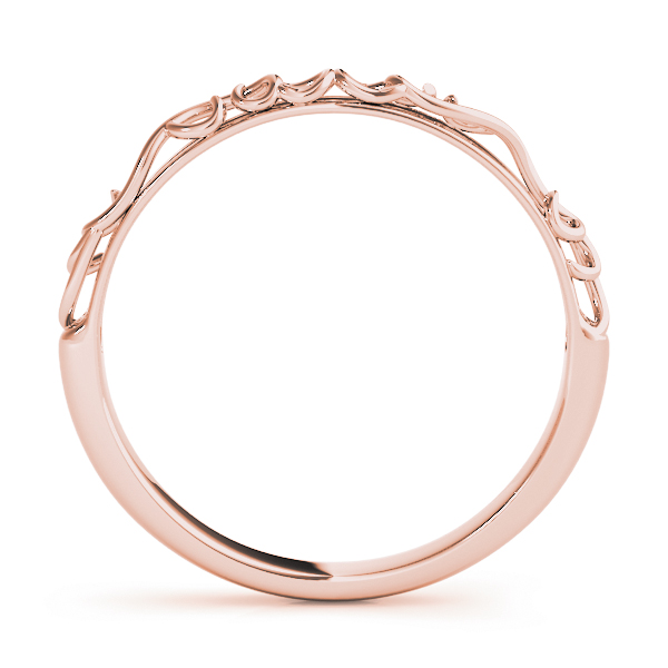  Vintage Inspired Wedding Band  Unknown Friendly Weight 10K yellow, white or rose gold - view 6