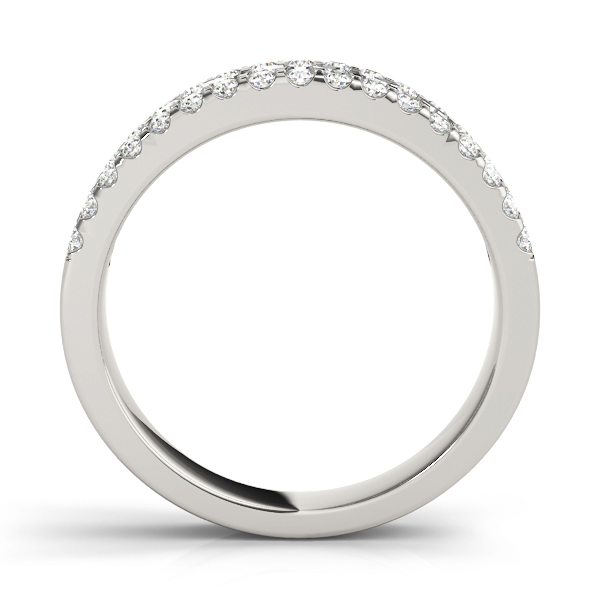  Ladies Three Row Pave Diamond Band 3/4 Carat Total Weight   (Lab-Created) 0.74 C.T.W 10K yellow, white or rose gold - view 2