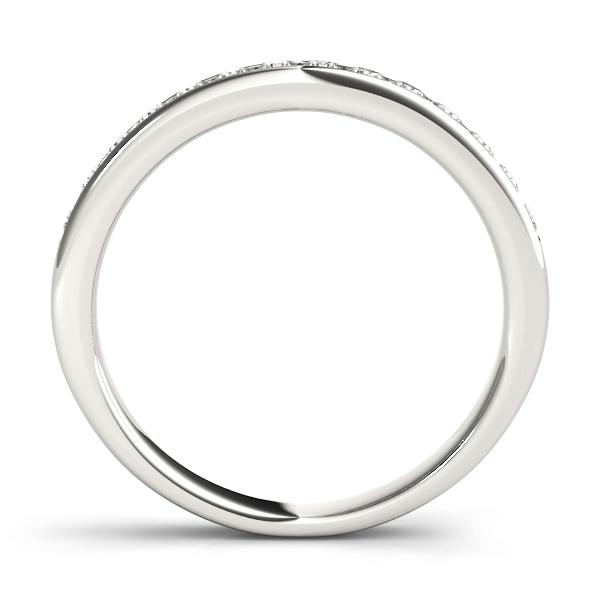  Ladies Channel Set Wedding Bands 1/4 Carat Total Weight   (Lab-Created) 0.28 C.T.W 10K yellow, white or rose gold - view 4