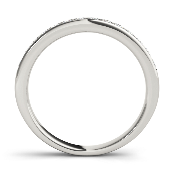  Ladies Channel Set Wedding Bands 1/4 Carat Total Weight   (Lab-Created) 0.28 C.T.W 10K yellow, white or rose gold - view 2