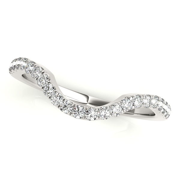 Curved Wedding Band | USA Jewels
