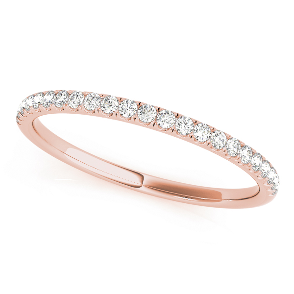  Ladies Straight Diamond Band 1/10 Carat Total Weight   (Lab-Created) 0.14 C.T.W 10K yellow, white or rose gold - view 8