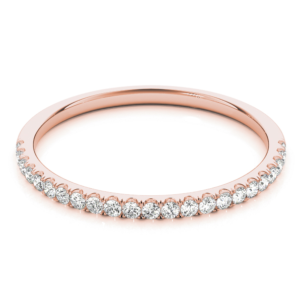  Ladies Straight Diamond Band 1/10 Carat Total Weight   (Lab-Created) 0.14 C.T.W 10K yellow, white or rose gold - view 9
