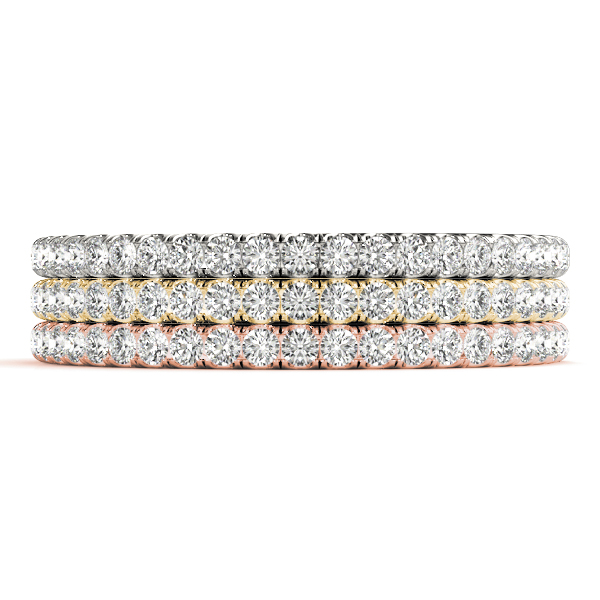  Ladies Straight Diamond Band 1/10 Carat Total Weight   (Lab-Created) 0.14 C.T.W 10K yellow, white or rose gold - view 7