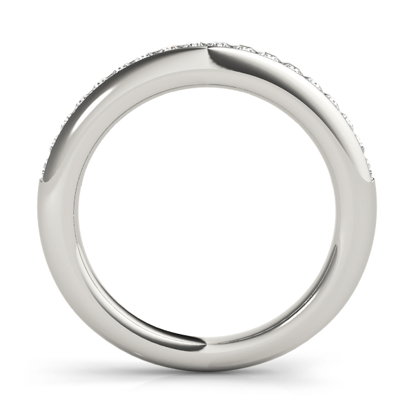  Ladies Channel Set Wedding Band 1/4 Carat Total Weight   (Lab-Created) 0.27 C.T.W 10K yellow, white or rose gold - view 2
