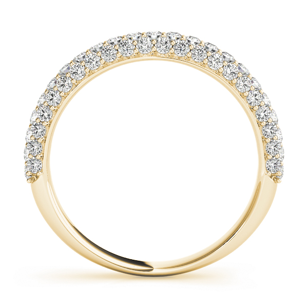  Ladies Diamond Pave Band 0.81 Carat Total Weight   (Lab-Created) 0.81 C.T.W 10K yellow, white or rose gold - view 4