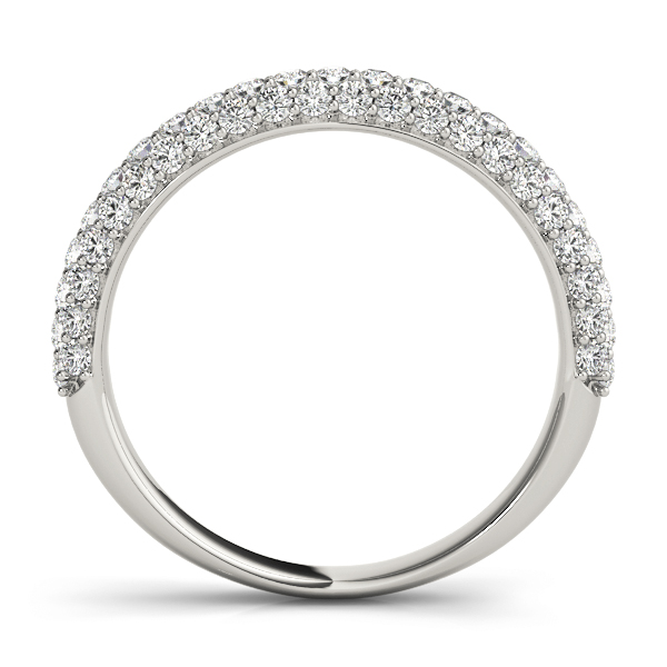  Ladies Diamond Pave Band 0.81 Carat Total Weight   (Lab-Created) 0.81 C.T.W 10K yellow, white or rose gold - view 2
