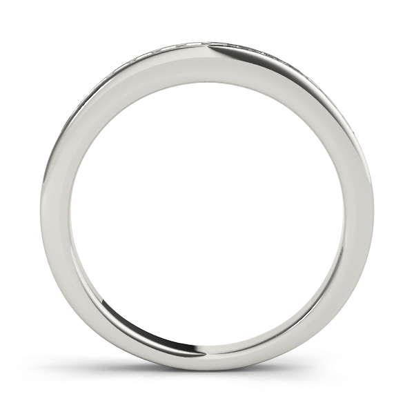  Ladies Channel Set Princess Cut Wedding Band 1/5 Carat Total Weight   (Lab-Created) 0.23 C.T.W 10K yellow, white or rose gold - view 2