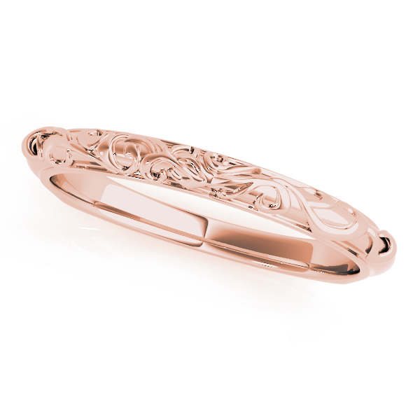  Floral-Inspired Wedding Band  Unknown Friendly Weight 10K yellow, white or rose gold - view 5