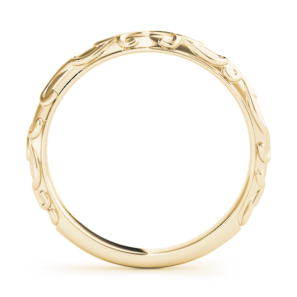  Floral-Inspired Wedding Band  Unknown Friendly Weight 10K yellow, white or rose gold - view 4