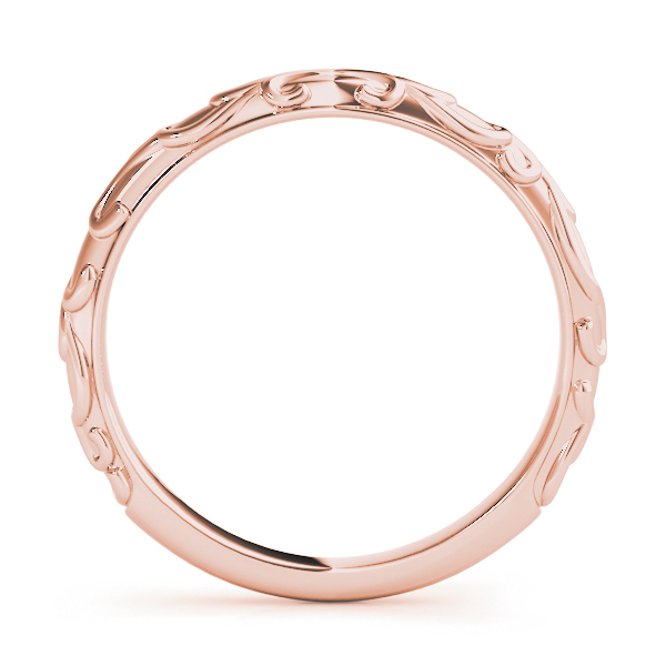  Floral-Inspired Wedding Band  Unknown Friendly Weight 10K yellow, white or rose gold - view 6