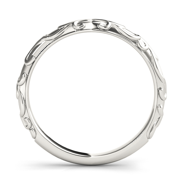  Floral-Inspired Wedding Band  Unknown Friendly Weight 10K yellow, white or rose gold - view 2