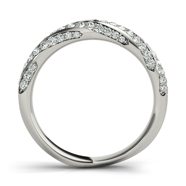  Ladies Twisting Diamond Wedding Band 5/8 Carat Total Weight   (Lab-Created) 0.59 C.T.W 10K yellow, white or rose gold - view 4