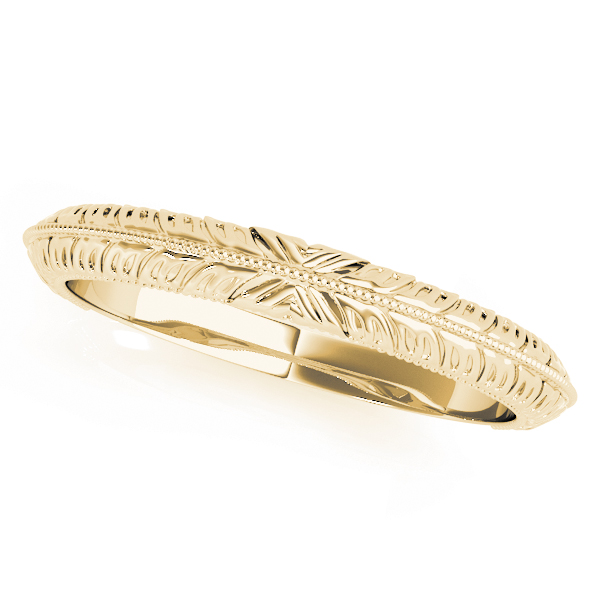 Vintage Filigree Wedding Bands  Unknown Friendly Weight 10K yellow, white or rose gold - view 3