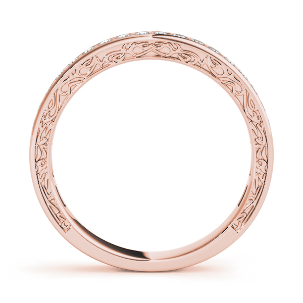  Ladies Channel Set Wedding Band 0.45 Carat Total Weight   (Lab-Created) 0.45 C.T.W 10K yellow, white or rose gold - view 6