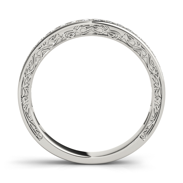  Ladies Channel Set Wedding Band 0.45 Carat Total Weight   (Lab-Created) 0.45 C.T.W 10K yellow, white or rose gold - view 2