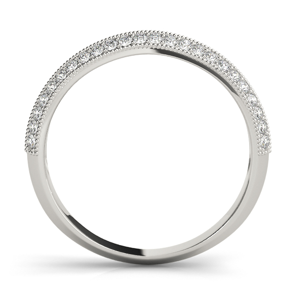  Ladies Diamond Pave Wedding Band 1/3 Carat Total Weight   (Lab-Created) 0.30 C.T.W 10K yellow, white or rose gold - view 2