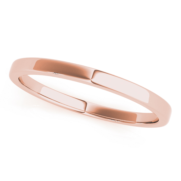  Plain Wedding Band  Unknown Friendly Weight 10K yellow, white or rose gold - view 5