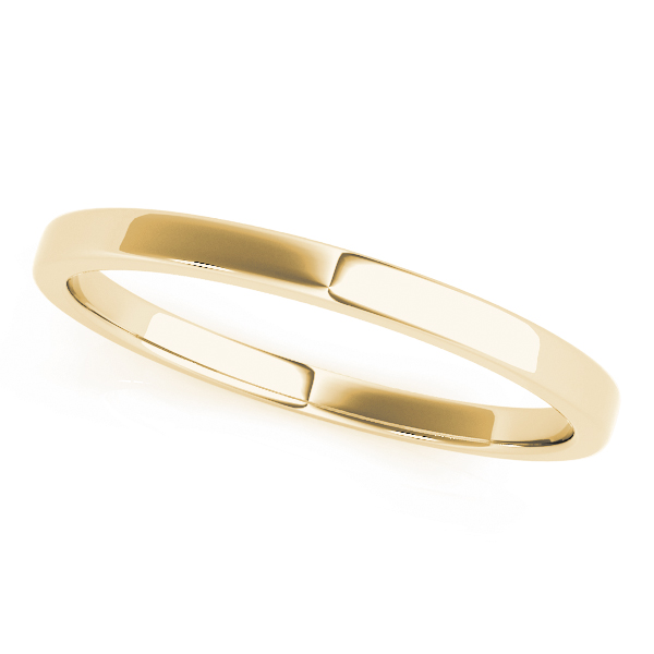  Plain Wedding Band  Unknown Friendly Weight 10K yellow, white or rose gold - view 3