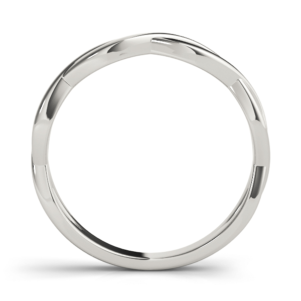  Infinity Twisted Wedding Band  Unknown Friendly Weight 10K yellow, white or rose gold - view 2