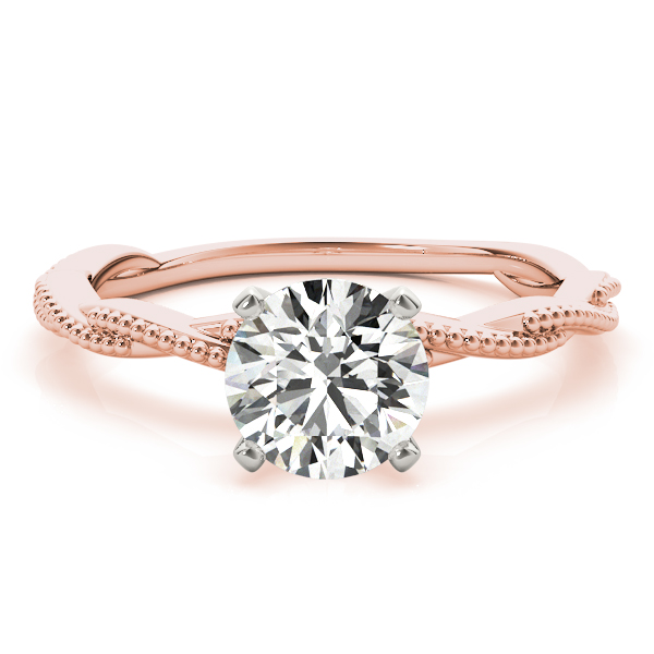  Twisted Wedding Band  Unknown Friendly Weight 10K yellow, white or rose gold - view 6