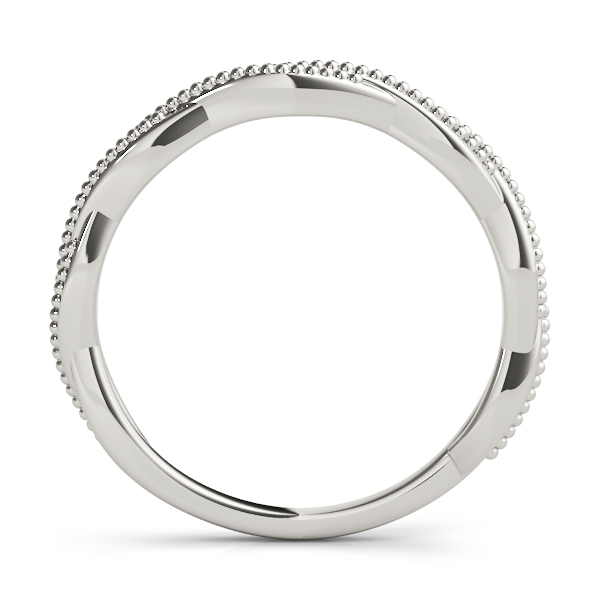  Twisted Wedding Band  Unknown Friendly Weight 10K yellow, white or rose gold - view 2