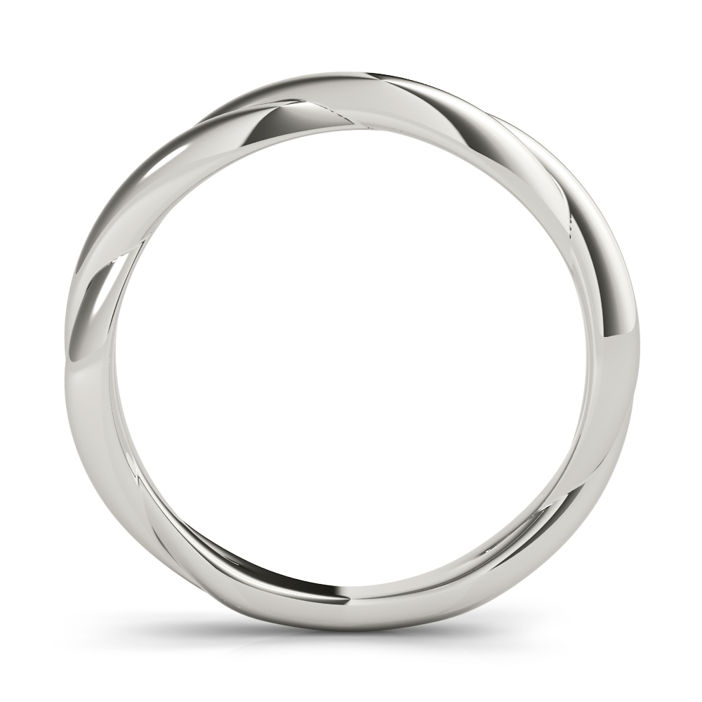  Twisting Wedding Band  Unknown Friendly Weight 10K yellow, white or rose gold - view 2