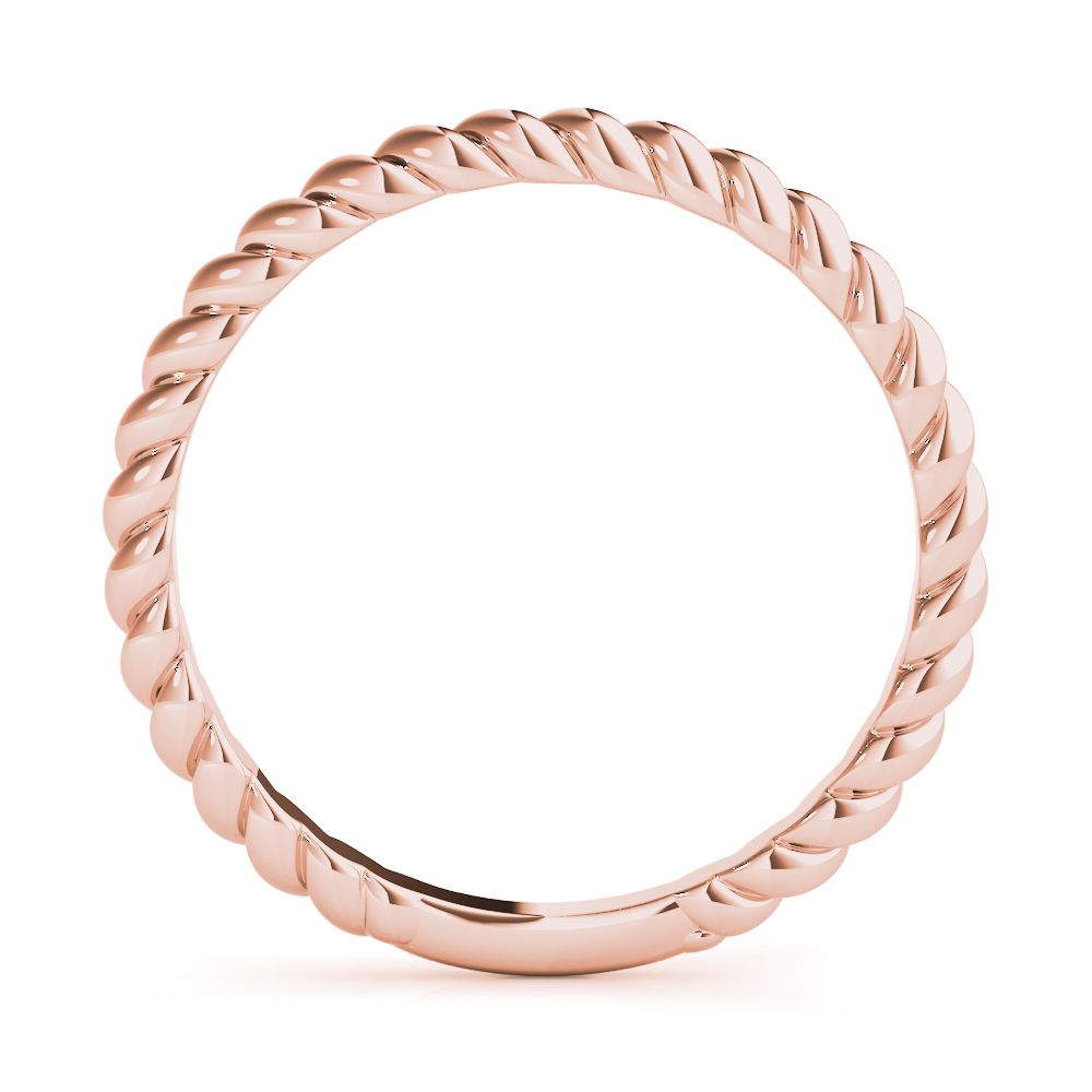  Twisting Wedding Band  Unknown Friendly Weight 10K yellow, white or rose gold - view 6
