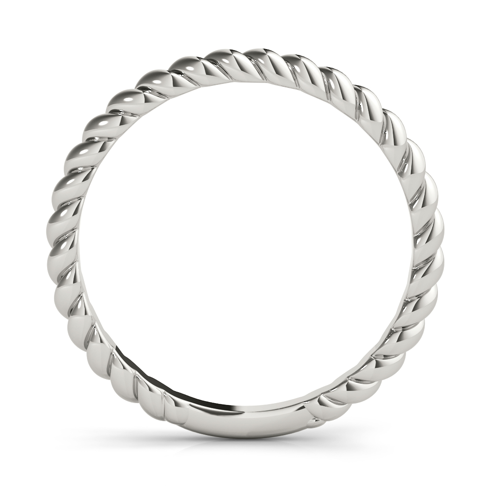  Twisting Wedding Band  Unknown Friendly Weight 10K yellow, white or rose gold - view 2