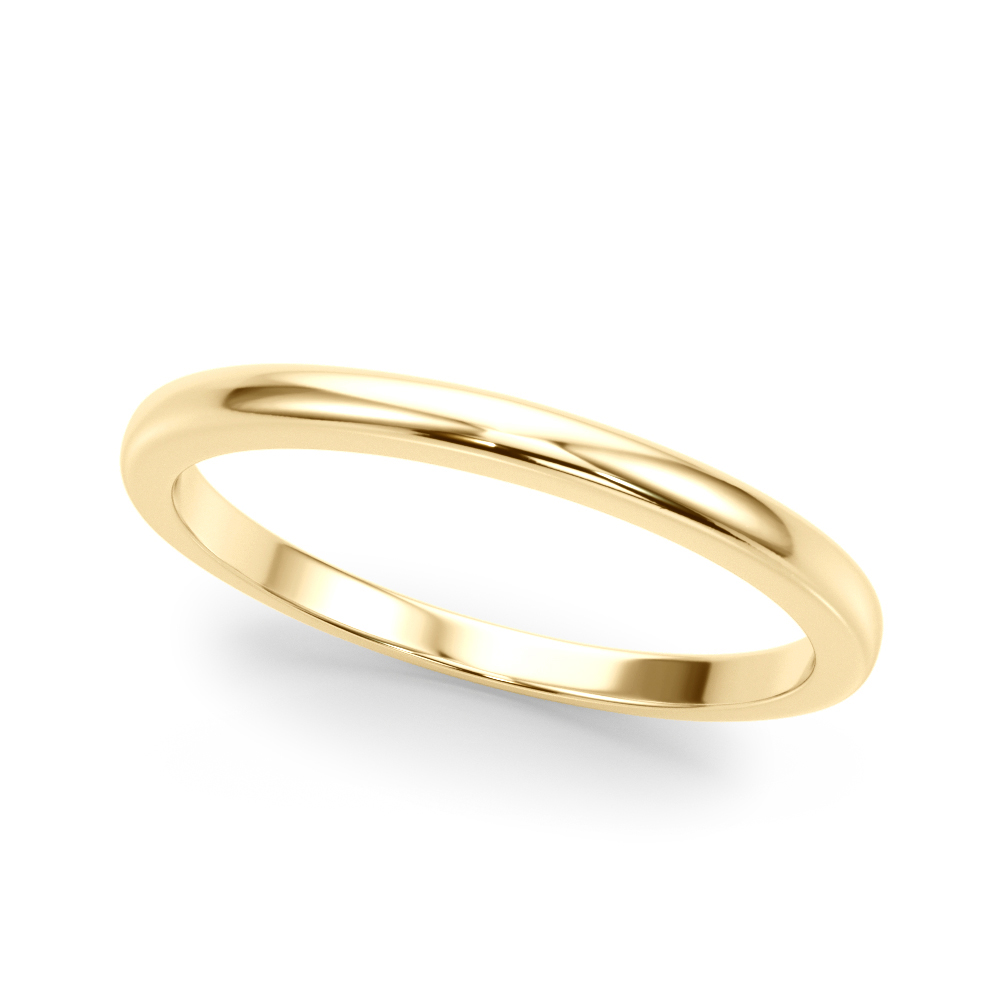  Plain Wedding Band  Unknown Friendly Weight 10K yellow, white or rose gold - view 3