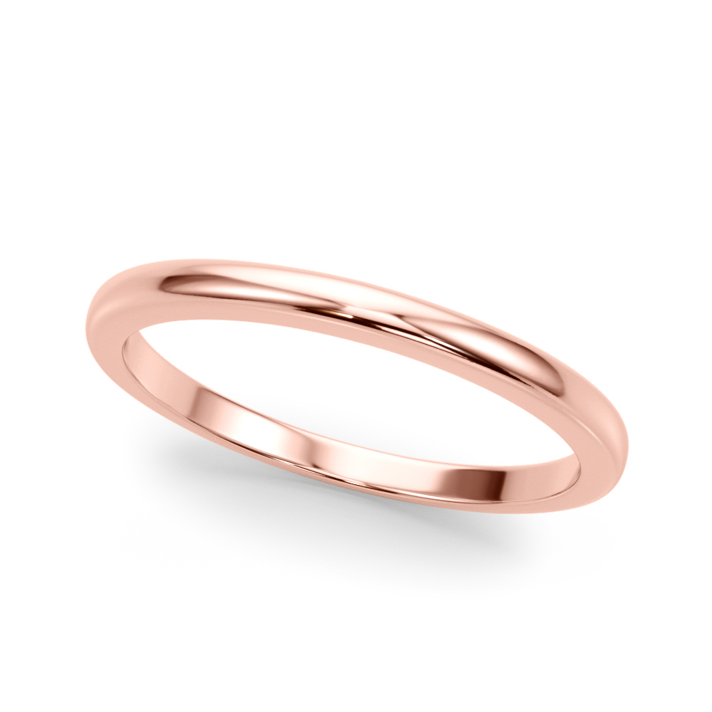  Plain Wedding Band  Unknown Friendly Weight 10K yellow, white or rose gold - view 5