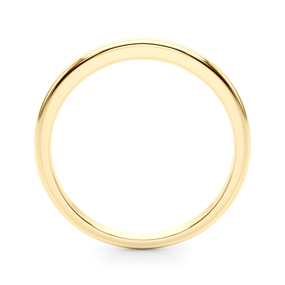  Plain Wedding Band  Unknown Friendly Weight 10K yellow, white or rose gold - view 4