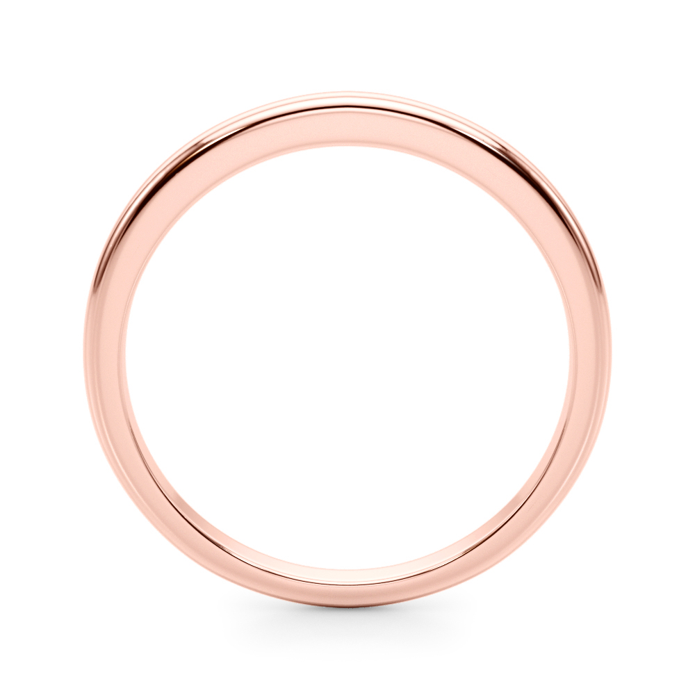  Plain Wedding Band  Unknown Friendly Weight 10K yellow, white or rose gold - view 6