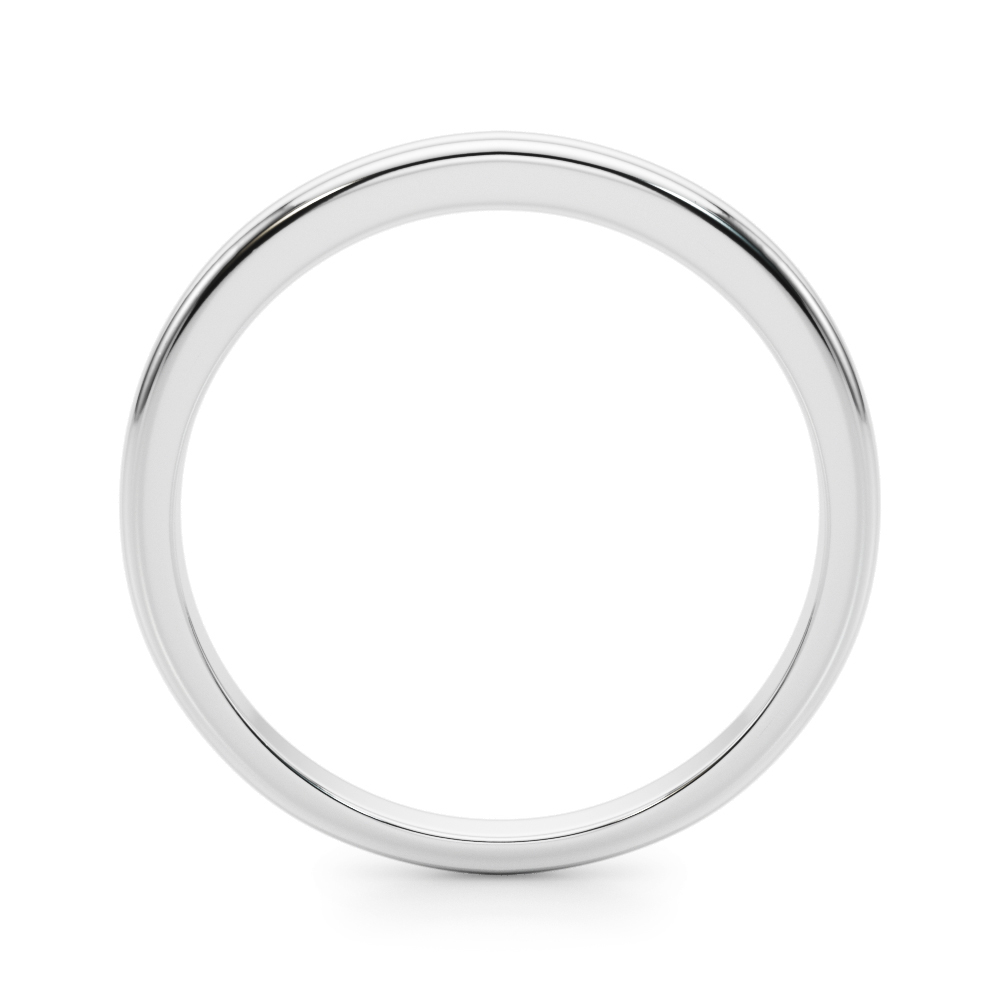  Plain Wedding Band  Unknown Friendly Weight 10K yellow, white or rose gold - view 2